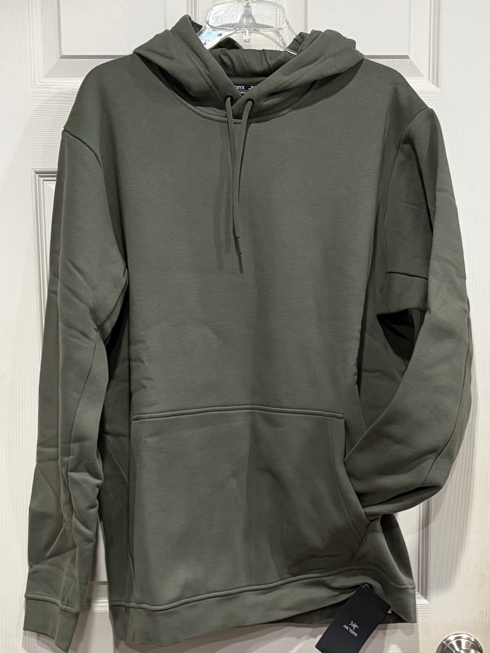 Arc’teryx Men's XL Emblem Fleece Hoody Green Forage NWT Sweatshirt Cotton